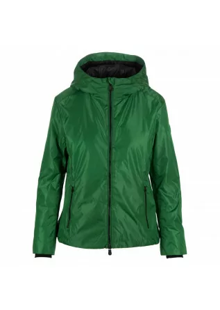 womens padded jacket save the duck mega emily green