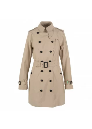women's trench coat save the duck grin audrey beige