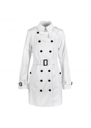 damen trenchcoat save the duck grin audrey weiß