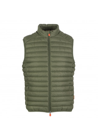womens vest save the duck giga adamus green
