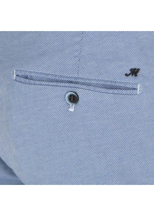MASON'S | PANTS MILANOSTYLE DOTTED TEXTURE LIGHT BLUE