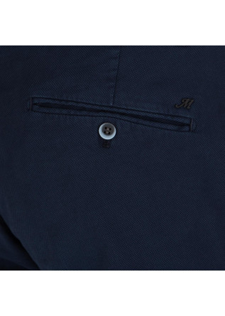 MASON'S | HOSE MILANOSTYLE GEPUNKTETE STRUKTUR BLAU