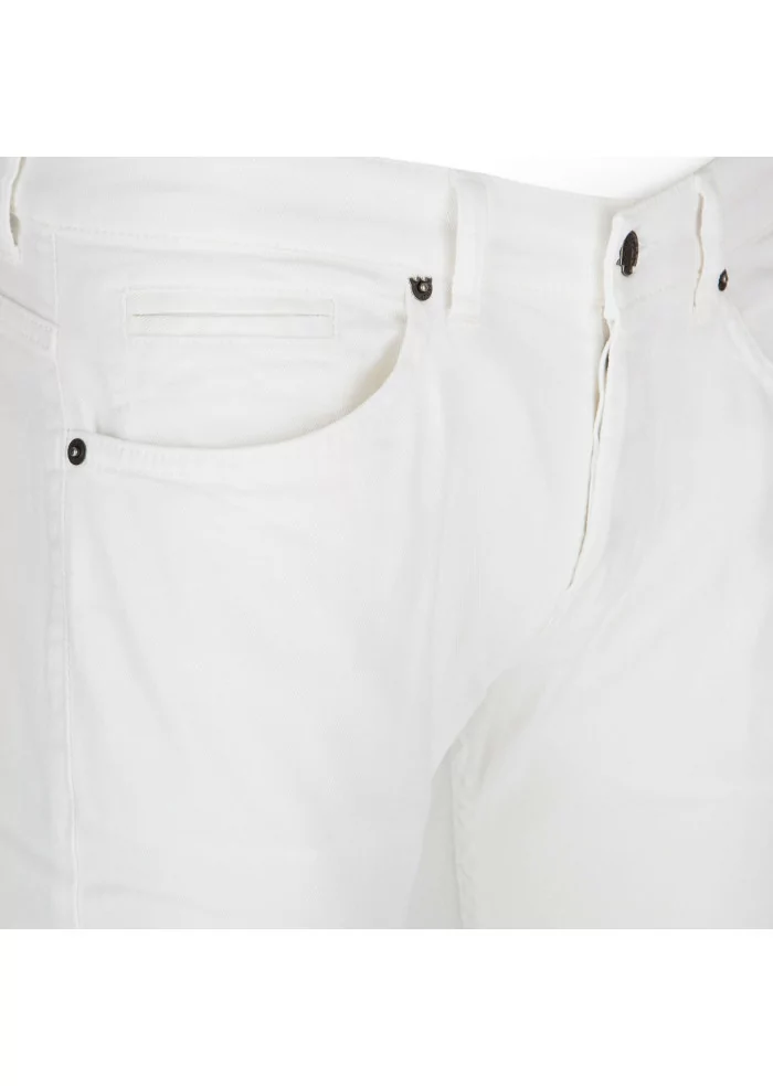 mens jeans dondup george skinny stretch white