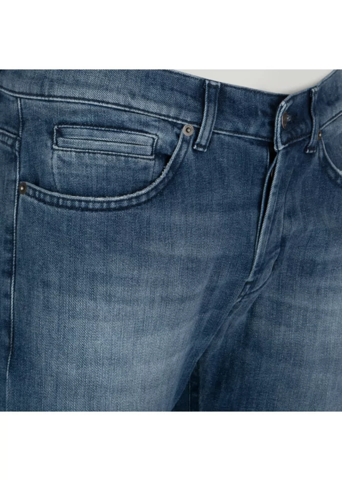 jeans uomo dondup george skinny blu
