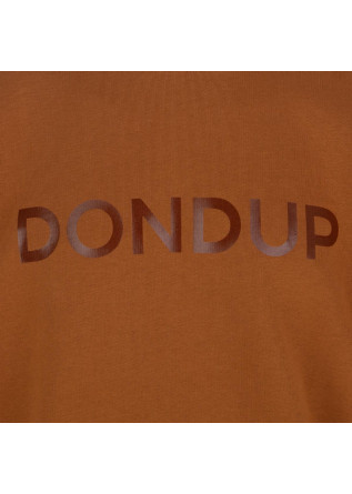 DONDUP | SWEATSHIRT REGULAR LOGO BRAUN