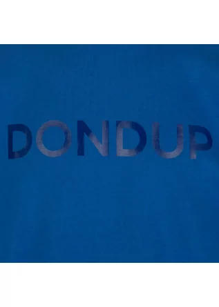 DONDUP | SWEATSHIRT REGULAR LOGO BLUE