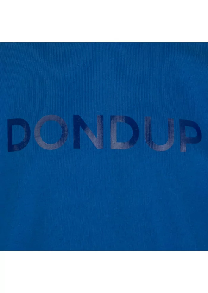 herren sweatshirt dondup regular logo blau