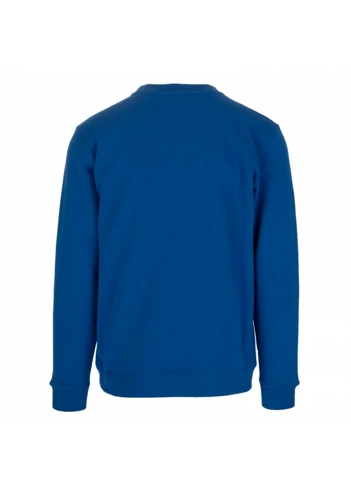 mens sweatshirt dondup regular logo blue