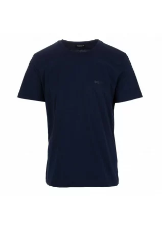 herren t shirt donup regular logo blau