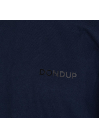 DONDUP | T-SHIRT REGULAR LOGO BLAU