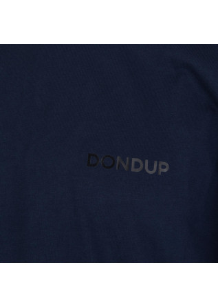 DONDUP | T-SHIRT REGULAR LOGO BLUE