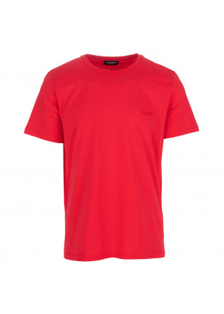 mens t shirt dondup regular logo red