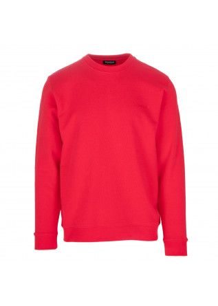 mens sweatshirt dondup regular logo red