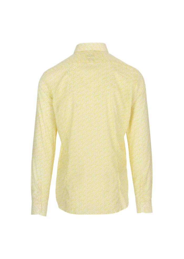 camicia uomo luca mastricamiciai di cotone giallo