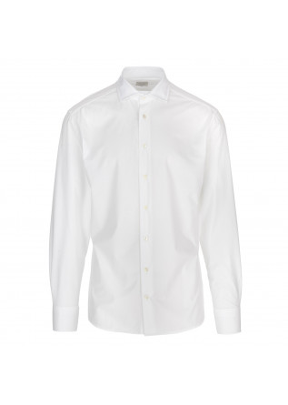 radical fit rossini man shirt traiano in white polyamide and polyester