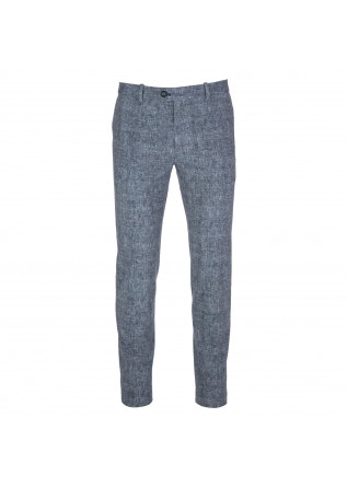 herren hose circolo 1901 baumwolle blau grau