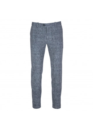 mens trousers circolo 1901 cotton blue grey