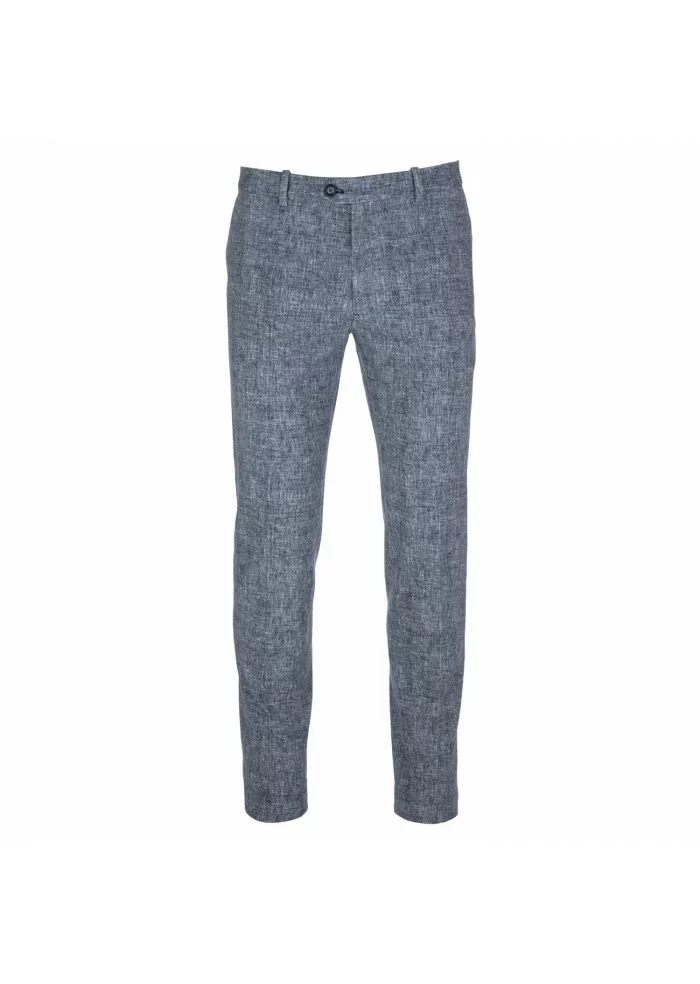 mens trousers circolo 1901 cotton blue grey