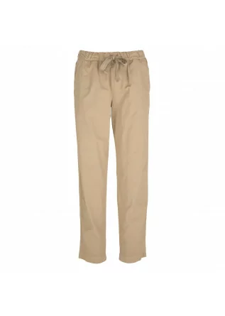 womens trousers semicouture cotton beige