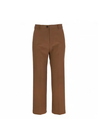 womens trousers semicouture polyester brown