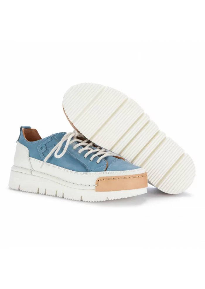 womens sneakers bng real shoes la nuvola light blue white