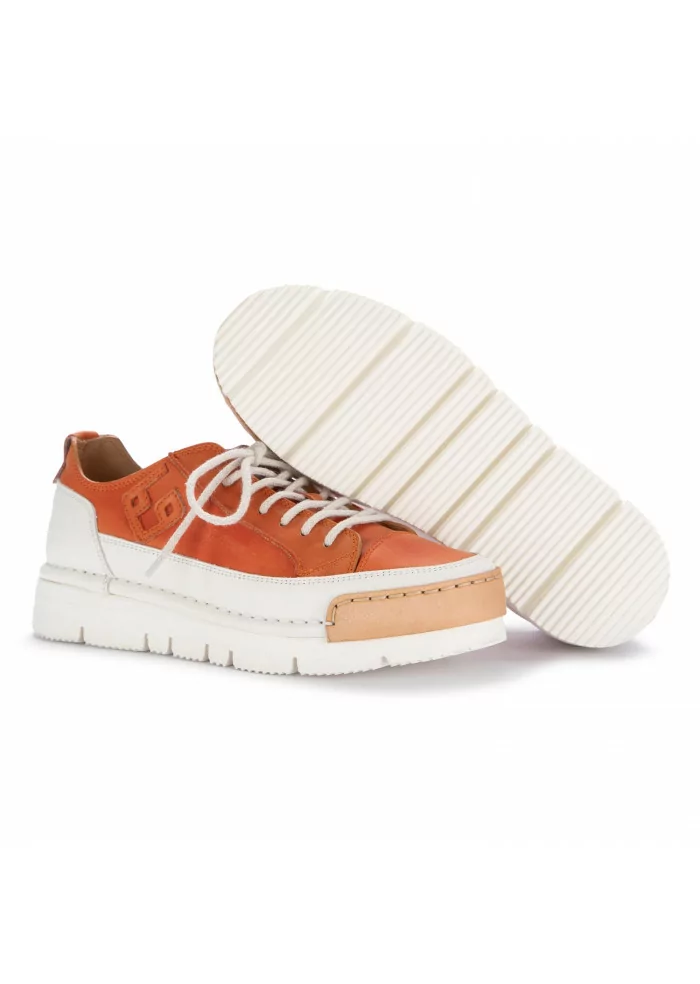 womens sneakers bng real shoes l arancina orange white