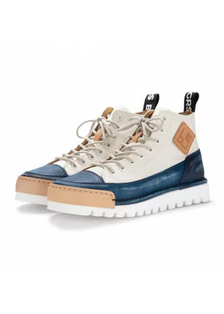 mens sneakers bng real shoes la jeans canvas high white blue
