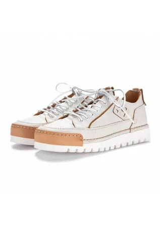 sneakers uomo bng real shoes la vintage caffelatte bianco