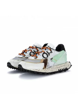 womens sneakers bodrum minted run of mixed materials white green