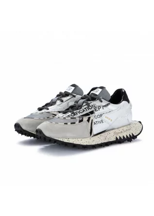womens sneakers bodrum shuttle run of mixed materials grey white