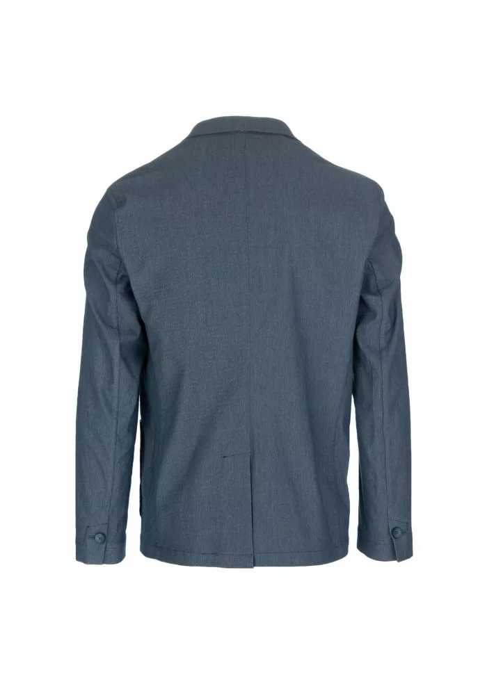 mens jacket lear distretto 12 polyester blend denim blue