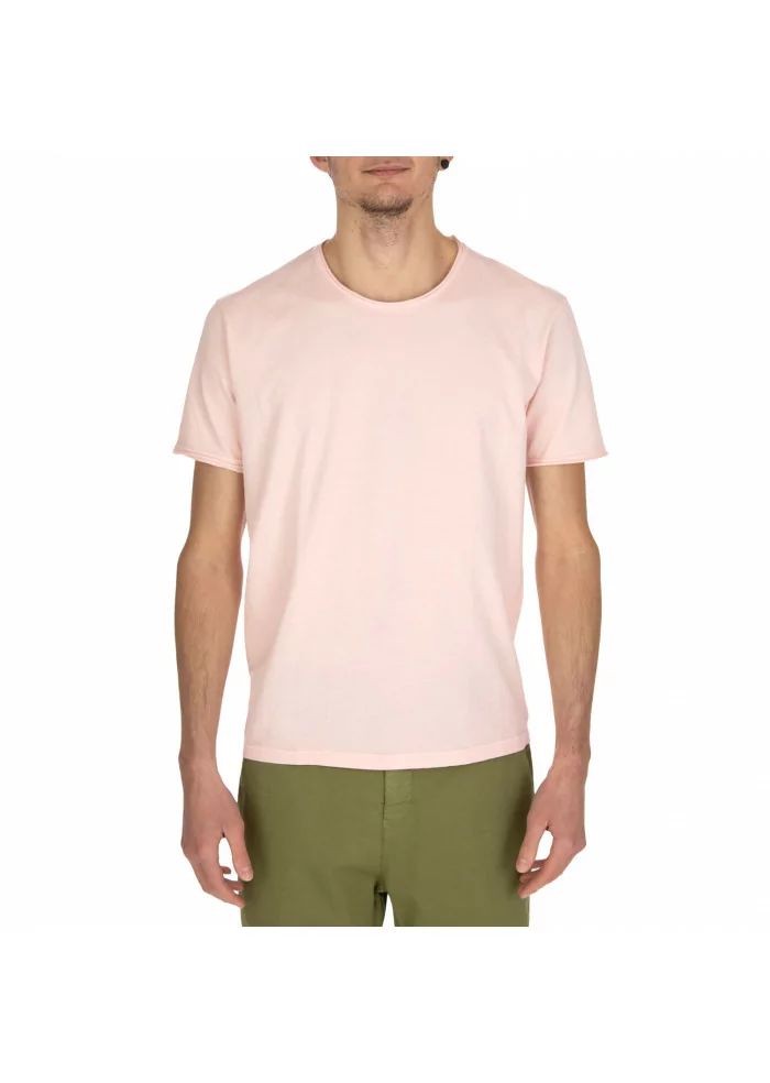 tshirt uomo wool and co cotone rosa