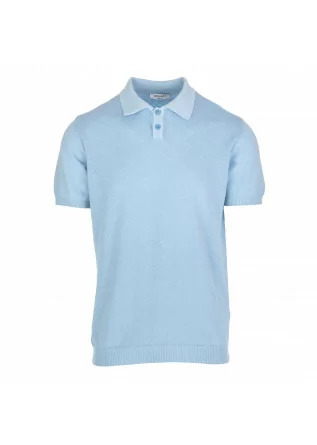 mens polo wool and co light blue cotton