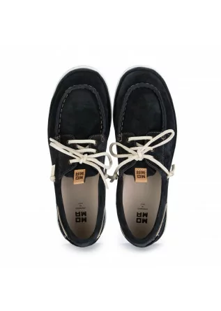 MOMA | FLAT SHOES YACHT SUEDE NAVY BLUE