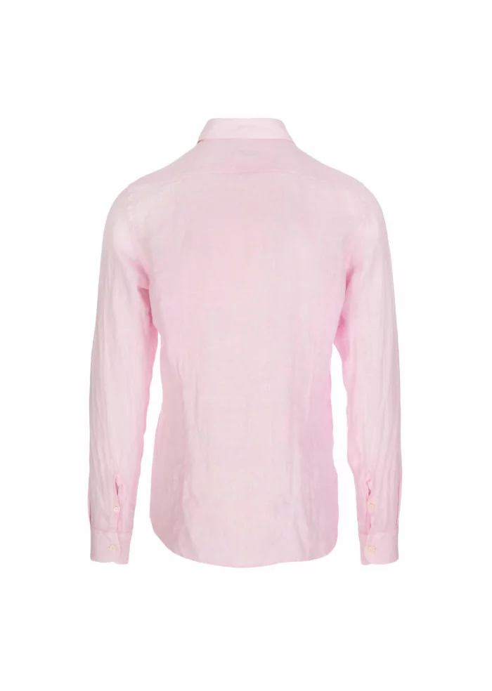 camicia uomo mastri camiciai luca lino rosa