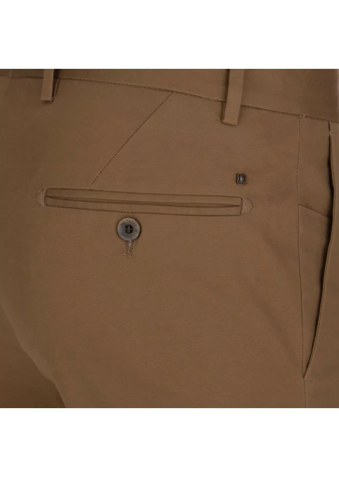 mens trousers out fit cotton tobacco brown