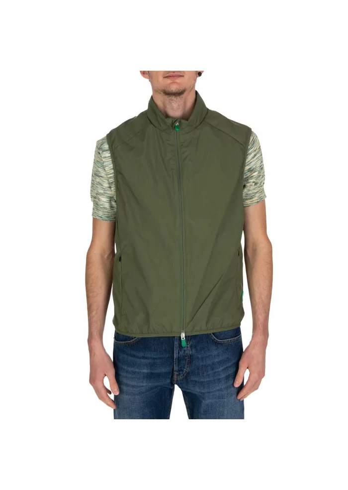mens gilet save the duck wind mars green