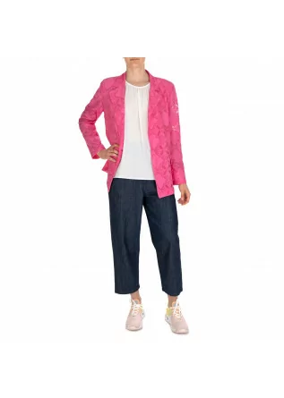 MANILA GRACE | JACKET OVER EMBROIDERY PINK