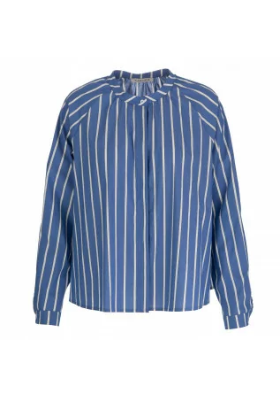womens shirt kartika blue white stripes
