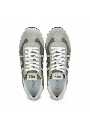 PREMIATA | SNEAKERS SUEDE LUCY GREEN GREY