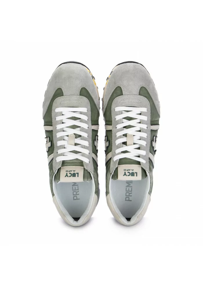 sneakers uomo premiata lucy verde grigio