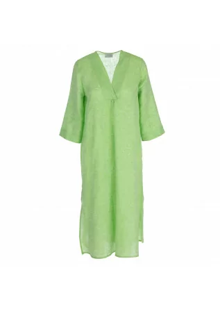 abito donna 1978 garza lino verde chiaro