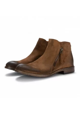mens ankle boots pawelks suede old brown