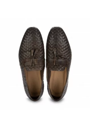 PAWELK'S | LOAFERS WOVEN TUFF LEATHER BROWN