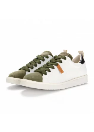 mens sneakers panchic eco leather white green