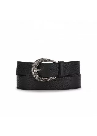 womens belt orciani soft leather black
