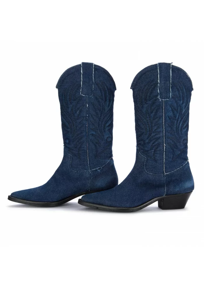 womens texan boots lemare roy blue jeans