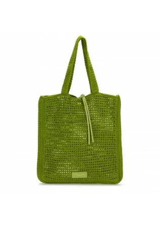 shopper bag giani chiarini victoria crochet green