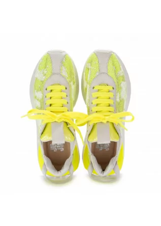 JUICE | SNEAKERS PAILLETTES GIALLO BIANCO
