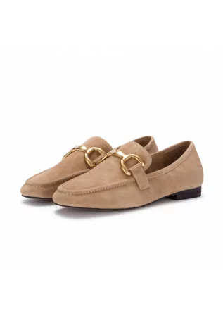 womens loafers bibi lou zagreb suede brown